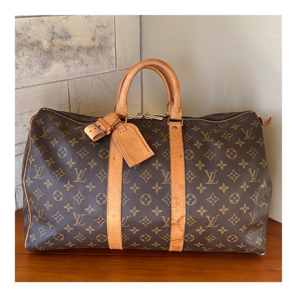 Louis Vuitton Handbags - AUTHENTIC LOUIS VUITTON KEEPALL 45 DUFFEL BAG VINTAGE MONOGRAM